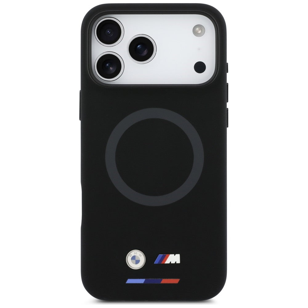 BMW M Silicon Logo MagSafe Case for iPhone 17 Pro Max - Black