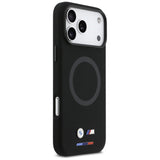 BMW M Silicon Logo MagSafe Case for iPhone 17 Pro Max - Black