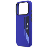 BMW M Silicon Vertical Logo MagSafe Case for iPhone 17 Pro - Navy Blue