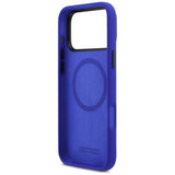 BMW M Silicon Vertical Logo MagSafe Case for iPhone 17 Pro Max - Navy Blue