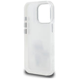 Karl Lagerfeld IML Aquarelle Karl & Choupette & Logo iPhone 16 Pro Case - White