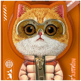 Nimmy Cool&Cute 2.0 Cat Case for iPhone 17 Pro Max with Magnetic Hanger - Orange