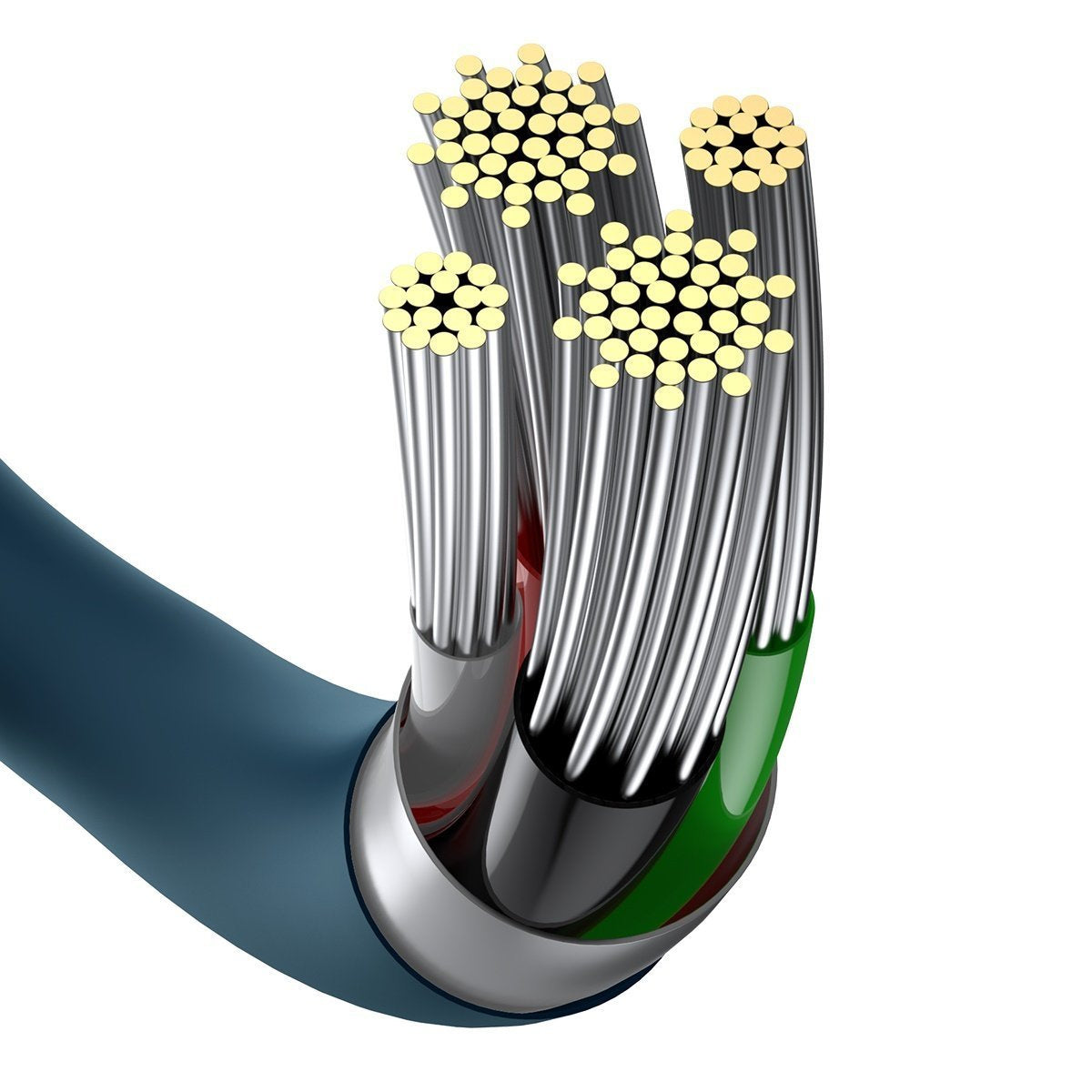 Baseus Superior-serien Kabel USB til iP 2.4A 1m (blå)