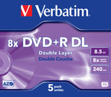 Verbatim 5x DVD+R DL 8.5GB
