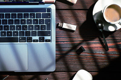 MediaRange MR1903 USB-nøgle 256 GB USB Type-A 3.2 Gen 1 (3.1 Gen 1) Sort, Sølv