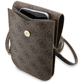 Guess 4G Stripe håndtaske - brun