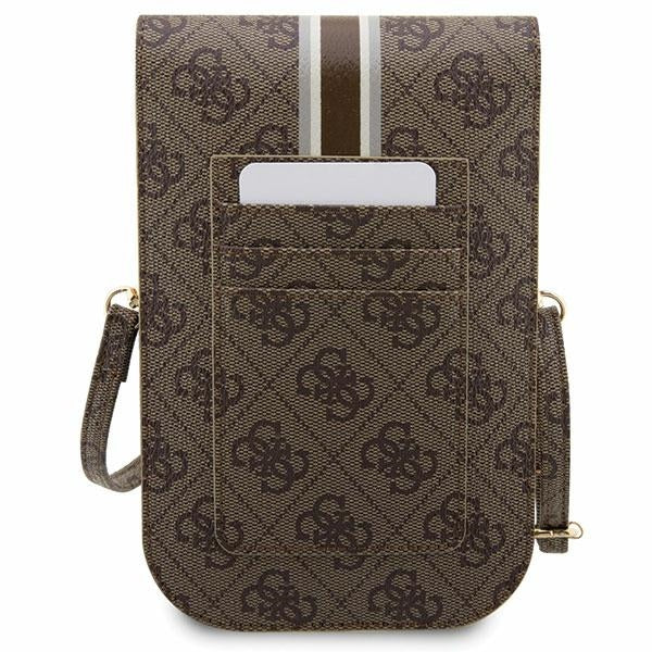 Guess 4G Stripe håndtaske - brun