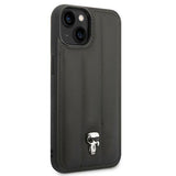 Karl Lagerfeld Puffy Ikonik Pin Case til iPhone 14 / 15 / 13 - sort