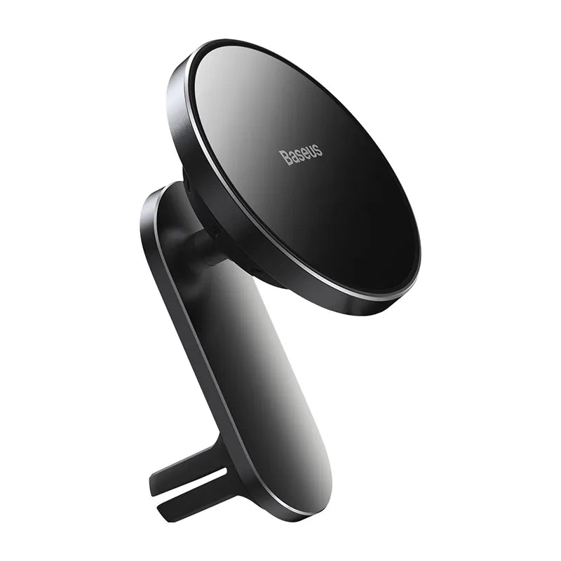 Baseus Big Energy bilstøj med trådløs oplader 15W til Iphone 12 / Iphone 13 (Sort)