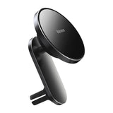 Baseus Big Energy bilstøj med trådløs oplader 15W til Iphone 12 / Iphone 13 (Sort)
