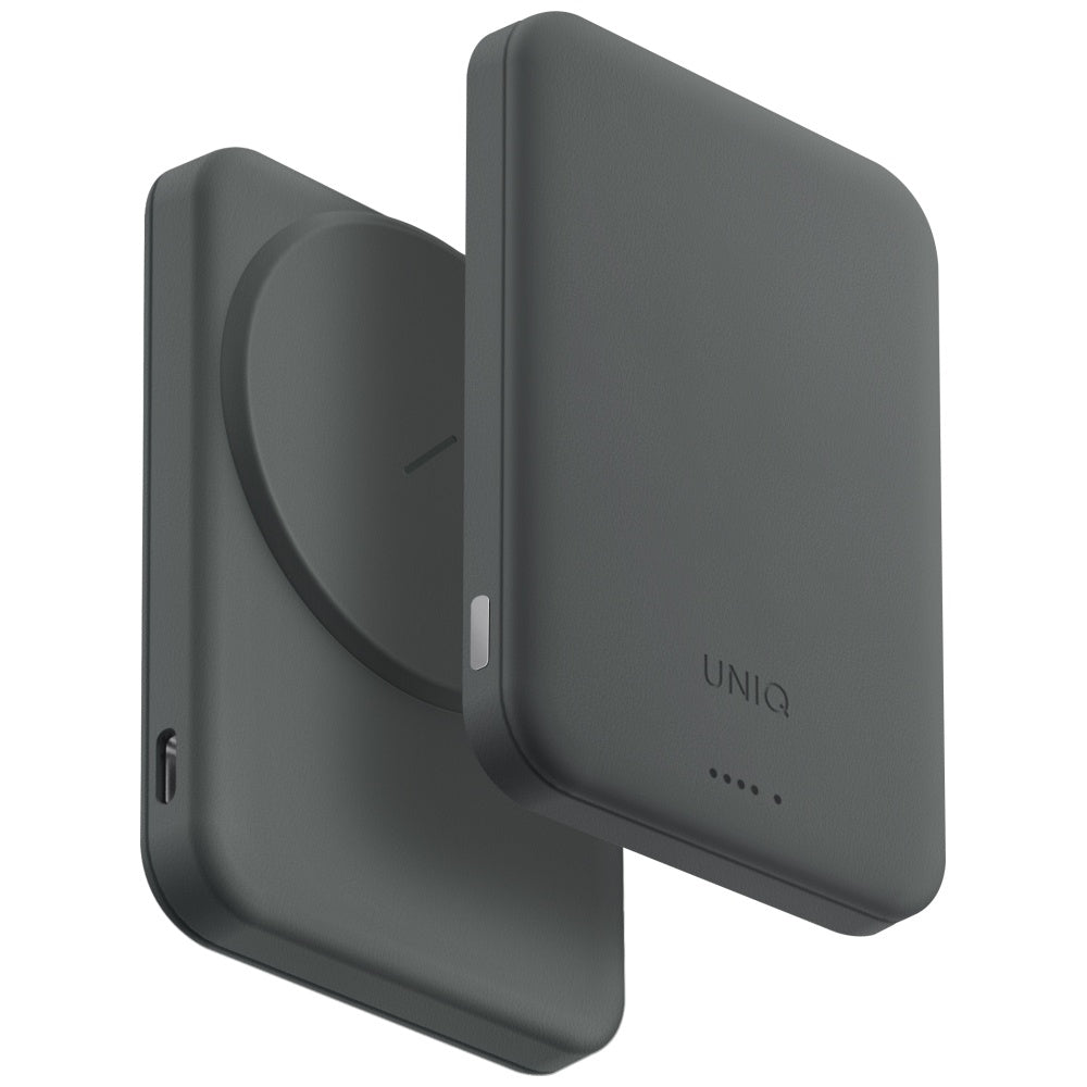 Uniq Lyden Lexa Magnetic 5000mAh PD USB-C MagSafe Power Bank - Gray
