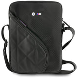 BMW Carbon Pockets & Metal Logo 10" Tablet Bag - Black