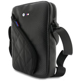 BMW Carbon Pockets & Metal Logo 10" Tablet Bag - Black