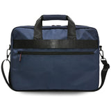 BMW Nylom Pockets & Metal Logo 16" Laptop Bag - Navy Blue