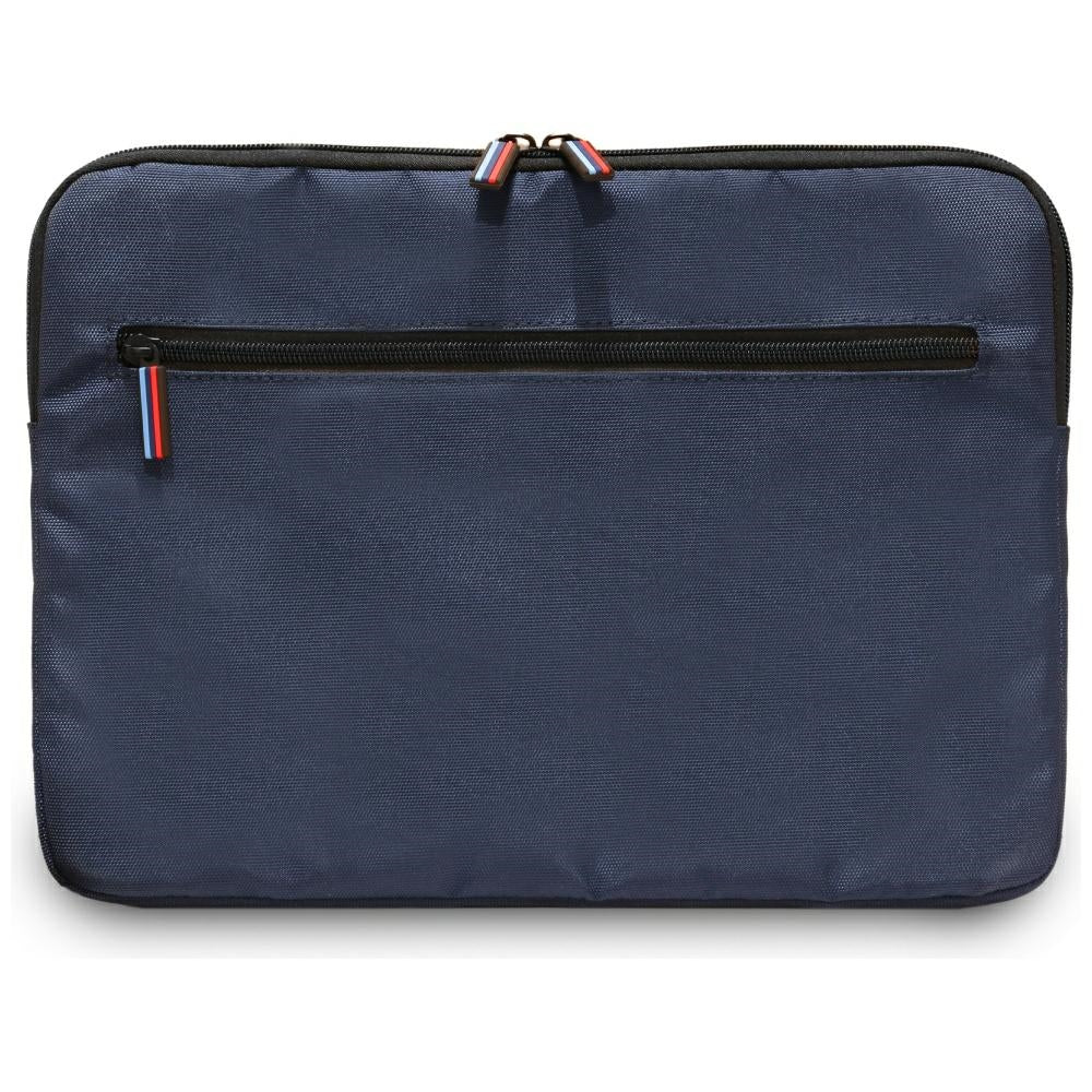 BMW Nylon Pockets & Metal Logo Sleeve 14" Laptop Bag - Navy Blue