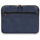BMW Nylon Pockets & Metal Logo Sleeve 14" Laptop Bag - Navy Blue