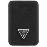 Guess Grained Triangle Powerbank with MagSafe 5000mAh 15W USB-C - black