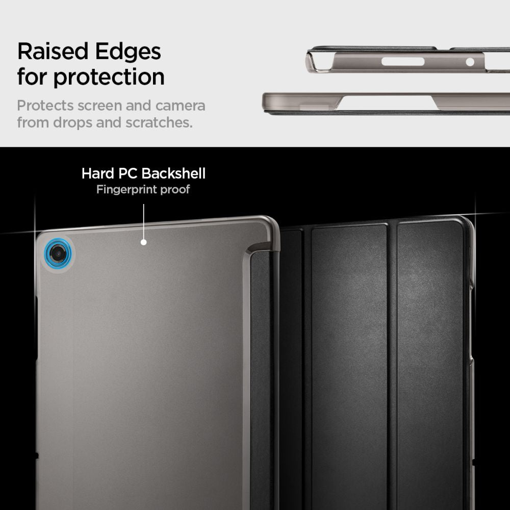 Spigen Smart Fold Case til Samsung Galaxy Tab A9+ / A11+ - sort