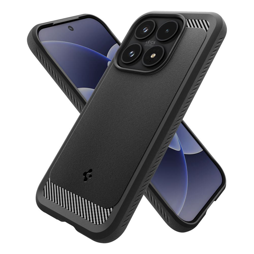 Spigen Rugged Armor case til Xiaomi 17 - sort