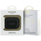 Guess Grained Classic Logo-kasse til AirPods Pro 3 - sort