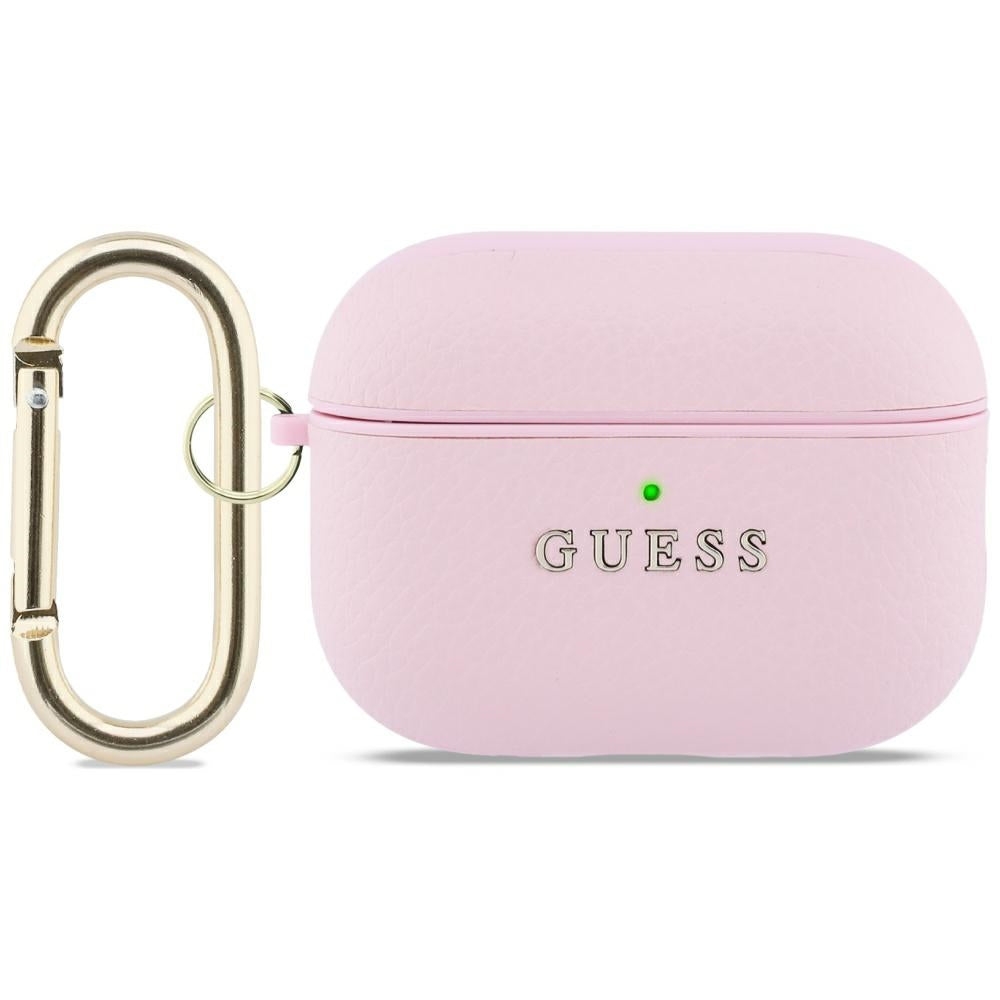 Guess Grained Classic Logo Case til AirPods Pro 3 - Pink