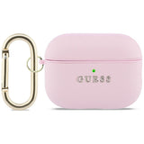 Guess Grained Classic Logo Case til AirPods Pro 3 - Pink