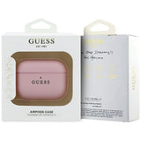 Guess Grained Classic Logo Case til AirPods Pro 3 - Pink