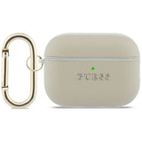 Guess Grained Classic Logo Hook-kasse til AirPods Pro 3 - guld