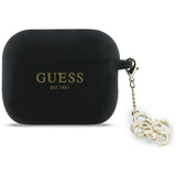 Guess Silicone 4G Charm Case til AirPods Pro 3 - sort