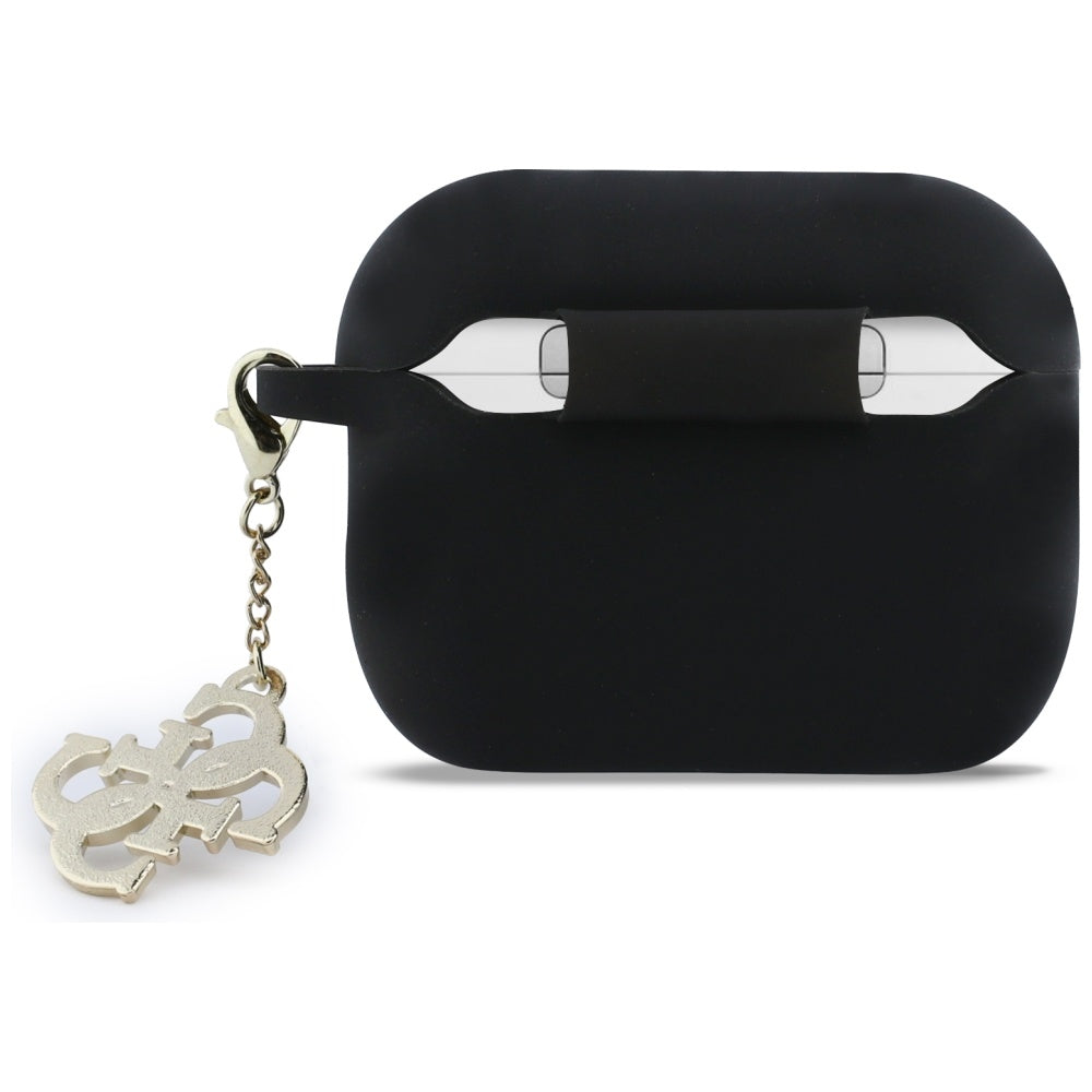 Guess Silicone 4G Charm Case til AirPods Pro 3 - sort