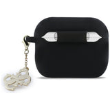 Guess Silicone 4G Charm Case til AirPods Pro 3 - sort