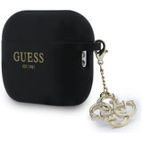 Guess Silicone 4G Charm Case til AirPods Pro 3 - sort