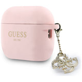 Guess Silicone 4G Charm Case til AirPods Pro 3 Pink