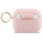 Guess silikone glitter ringkasse til AirPods Pro 3 - Pink