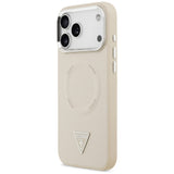 Guess Triangle Logo MagSafe Case til iPhone 17 Pro - Beige