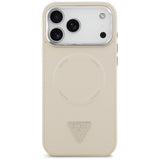 Guess Triangle Logo MagSafe Case til iPhone 17 Pro - Beige