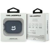 Karl Lagerfeld Monogram Choupette Head Case til AirPods Pro 3 - sort