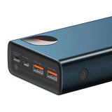 Powerbank Baseus Adaman Metal 20000mAh PD QC 3.0 65W 2xUSB + USB-C + micro USB (blå)