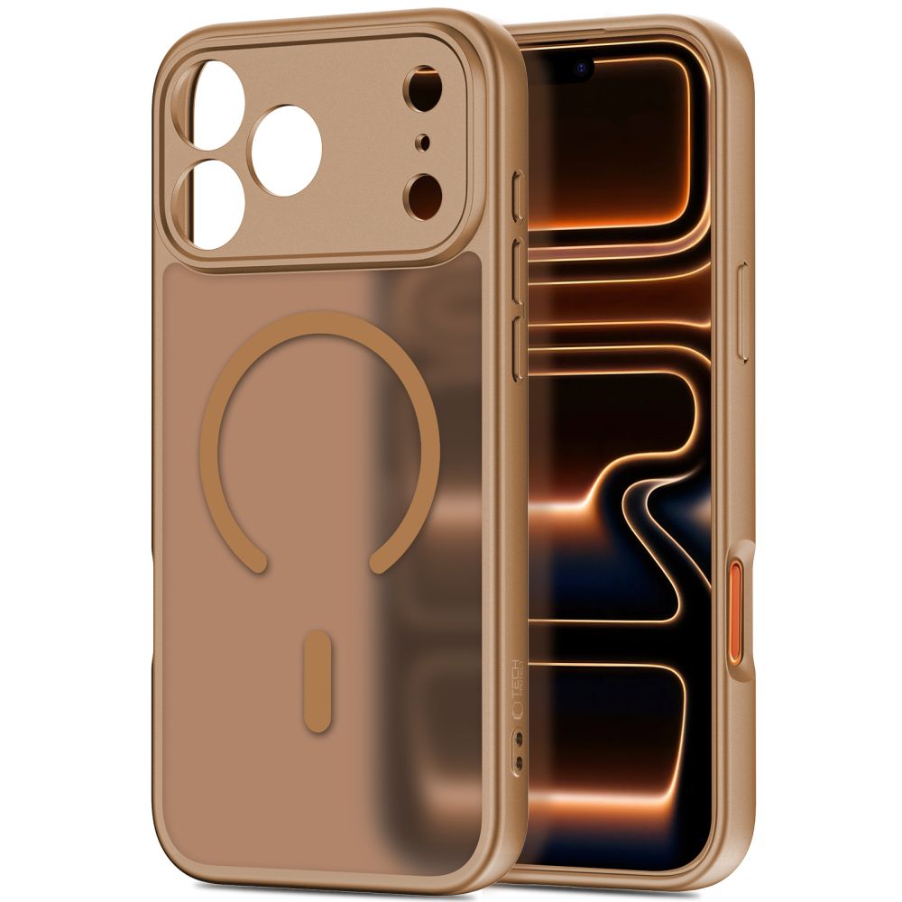 Tech-Protect BasicMag MagSafe Case til iPhone 17 Pro - Brunt