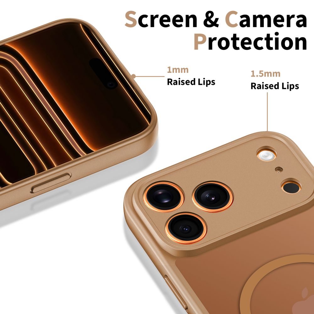 Tech-Protect BasicMag MagSafe Case til iPhone 17 Pro - Brunt