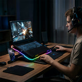 Wozinsky WDCX-A26 NitroCool RGB Gaming Laptop Cooling Pad - Black