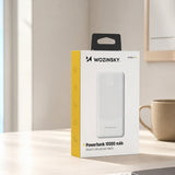 Powerbank Wozinsky Wpower WPBBK-3 10000 mAh 10W 2x USB-A 2A - hvid