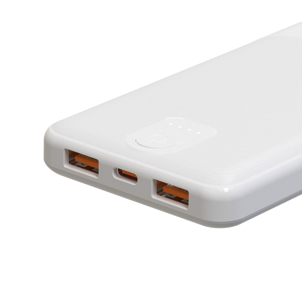 Powerbank Wozinsky Wpower WPBBK-3 10000 mAh 10W 2x USB-A 2A - hvid