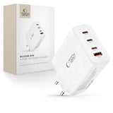 Tech-Protect NC140W-GAN 4-port 140W vægoplader - hvid