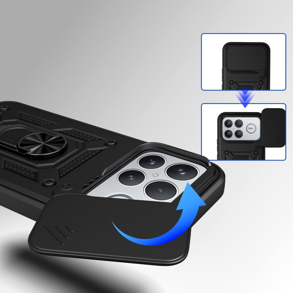 Tech-Protect CamShield Pro Case til Xiaomi Poco F8 Ultra - sort