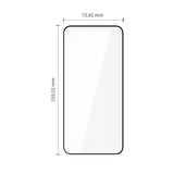 Tech-Protect Glass Fit+ 2-pakke af hærdet glas til Xiaomi Redmi Note 15 Pro 5G - sort