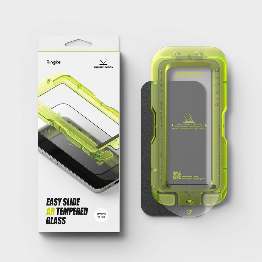 Ringke Easy Slide Anti Reflective Tempered Glass for iPhone 17 Pro