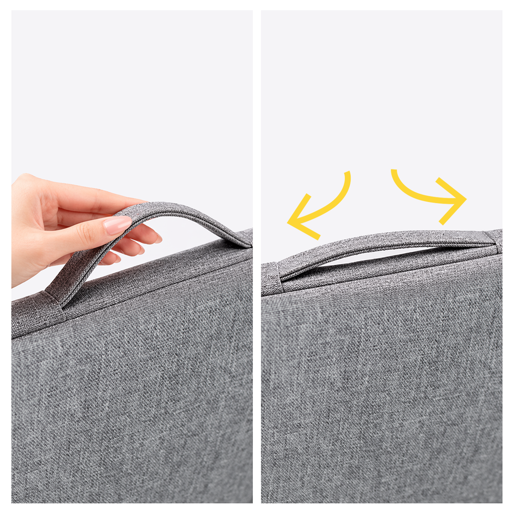 Wozinsky WTNP-15G 15.6" Laptop Bag with Retractable Handle - Gray