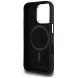 Karl Lagerfeld Silicone Karl & Choupette Sketch MagSafe Case til iPhone 16 Pro Max - sort