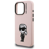 Karl Lagerfeld Silicone Karl Sketch MagSafe Case til iPhone 16 Pro Max - Pink